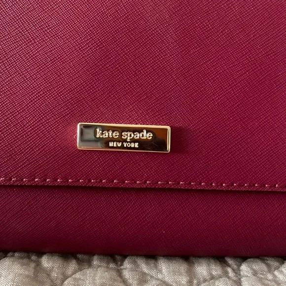 Kate Spade Burgundy Crossbody Bag - Picture 2 of 6